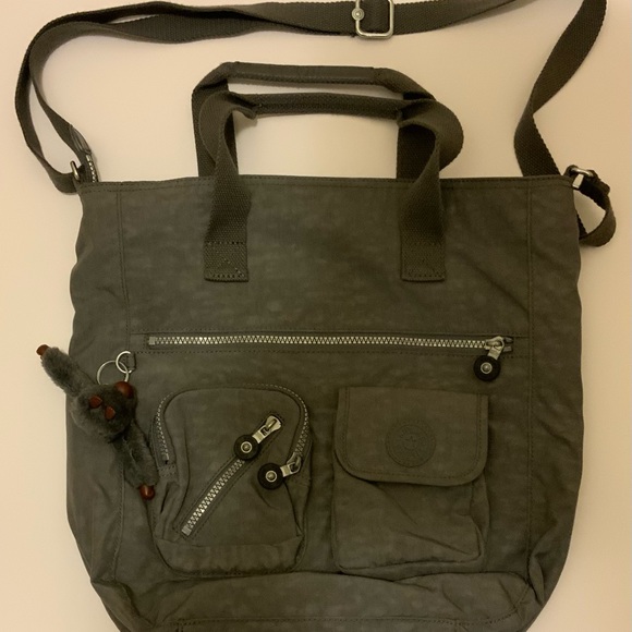 Kipling dark grey Johanna tote bag - Picture 2 of 12
